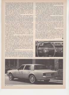 1975 Cadillac Seville Road Test  