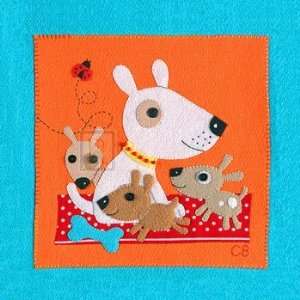    Playful Pups   Poster by Clare Beaton (10x10)