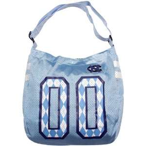   Blue Argyle Preppy Jersey Tote Bag 