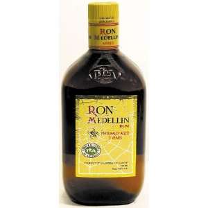  Ron Medellin Rum (columbia) 750ML Grocery & Gourmet Food