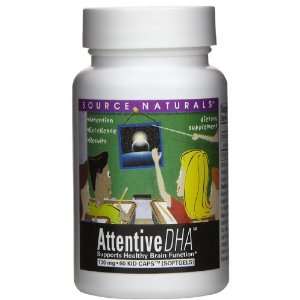  Attentive DHA Kid 100 mg 60 Softgels by Source Naturals 