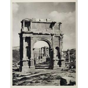  1937 Ruins Roman Arch Djemila Algeria North Africa NICE 