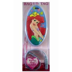   Mermaid Ariel Kids ID Bag Tag   Kids Luggage Tag   Ariel Toys & Games