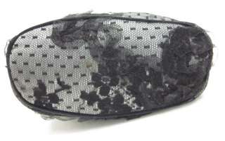 DESMO Black Lace Small Evening Tote Handbag  