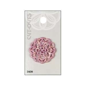 Blumenthal Button Cut Outs Pink 1pc (3 Pack)