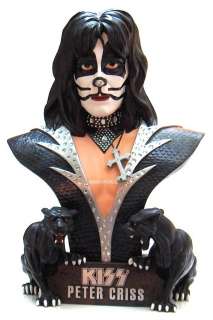Collectible 1999 KISS Peter Criss 20 Bust Statue Figure / Statue 