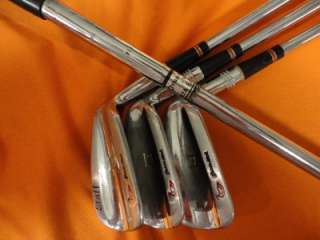 Right Handed Vintage Wilson Staff Goose Neck Forged Iron Set 3 PW 