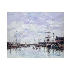   Dock, 1892   Poster by Eugene louis Boudin (24x18)