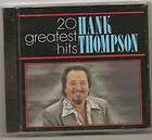 HANK THOMPSON, CD 20 GREATEST HITS NEW SEALED