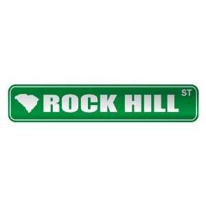 ROCK HILL ST  STREET SIGN USA CITY SOUTH CAROLINA