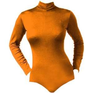  JB Bloomers 100% Nylon T Neck Bodysuit ORANGE AXL Sports 