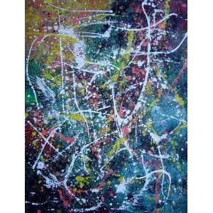  Gorgeous Large Drip Painting Oil Painting 40 x 30 inches 
