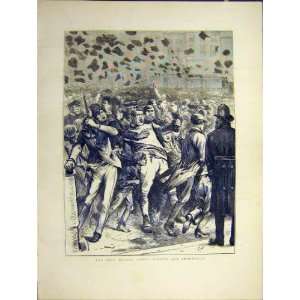  Lord Mayor Show Dignity Impudence Crowds Print 1871
