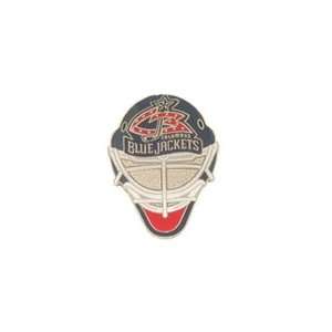   Hockey Pin   Columbus Blue Jackets Goalie Mask Pin