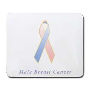  Male Breast Cancer Awareness Ribbon Mouse Pad Office 
