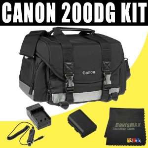  Canon 200DG Digital Camera Gadget Bag (Black) for Canon 
