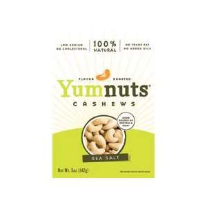 Yumnuts Dry Roated Sea Salt Cashews ( 8x5 OZ)  Grocery 