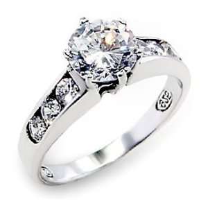   Diamond 2CT SOLITAIRE ENGAGEMENT WEDDING RING SIZE 9 