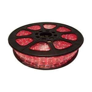  65 Red 2 Wire 1/2 LED Rope Light Spool w/ Acc Pk