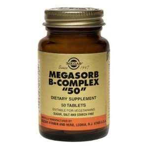  Megasorb B Complex 50 100 Tablets Health & Personal 