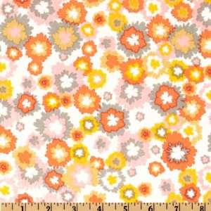  44 Wide Bryant Park Floral White Fabric By The Yard 