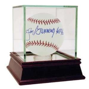  Jim Bunning Autographed HOF 96 MLB Baseball   Sports 