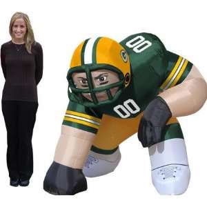 green bay packers inflatable football player