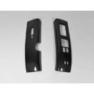 Carbon Fiber Door Switch Control Covers Trims for 2003 to 2005 Nissan 