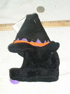   NEW UNUSED PET CAT HALLOWEEN WITCH HAT COSTUME W/TAGS 1 SIZE  