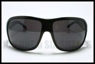 DG Oversized Fashion Designer Sunglasses BLACK with Blue Stripe