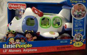 FISHER PRICE LITTLE PEOPLE LIL MOVERS AIRPLANE NEW  