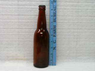 12 oz. (355 ml) Amber Glass Stubby Beer Bottles, Pry-Off Crown, 26-611,  24/cs