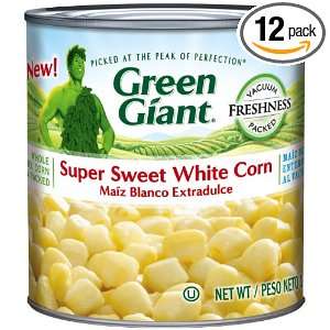Green Giant Super Sweet White Corn, 11 Ounce (Pack of 12)  
