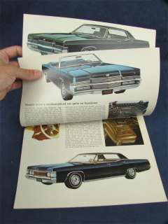1969 Ford Lincoln Mercury Montego Cougar Sales Brochure  