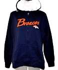 DENVER BRONCOS NFL FLEECE EMBROIDERED HOODIE HOODED SWEAT SHIRT SMALL