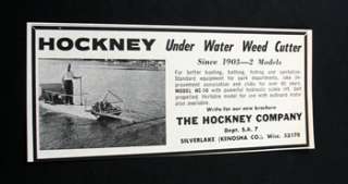 Hockney Under Water Weed Cutter 1966 print Ad  