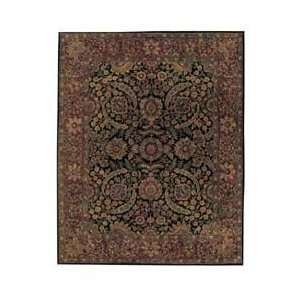 Capel Forest Park Herati Black 350 Traditional 9 6 x 13 6 Area Rug 