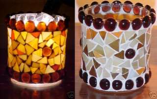 Stained Glass Votive Candle Holder Buy 4 get FREE SHIP  