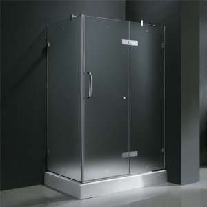 Vigo Industries 36 x 48 Frameless Shower Enclosure With Right Drain 