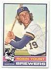 1976 TOPPS ROBIN YOUNT AUTOGRAPH MILWAUKEE BREWERS