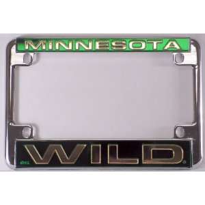   Wild NHL Chrome Motorcycle RV License Plate Frame