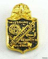 MISSOURI MILITARY ACADEMY   Vintage School Crest PIN  
