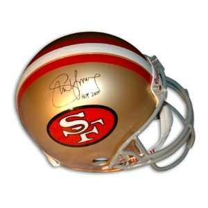 Steve Young 49ers t/b Pro Helmet Signed HOF05  Sports 