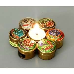  Miniature Highly Scented Candles Set of 7   Song of India 