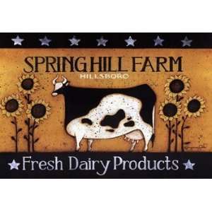 Springhill Farm Poster by Tonya Crawford (18.00 x 12.00 