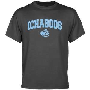 NCAA Washburn Ichabods Charcoal Logo Arch T shirt   Sports 