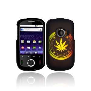  Huawei M835 Graphic Rubberized Shield Hard Case   Weed 