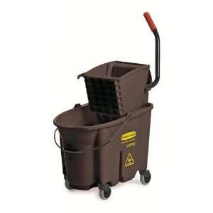  Mop Bucket/Wringer Combination 26/35 Quart Bucket Brown 