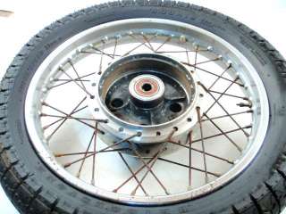 1977 Honda CB550 77 CB 550 K Rear Wheel w/Tire  