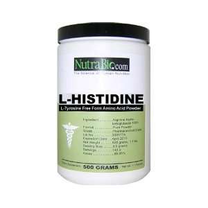  NutraBio L Histidine Powder   2,268 Grams Health 